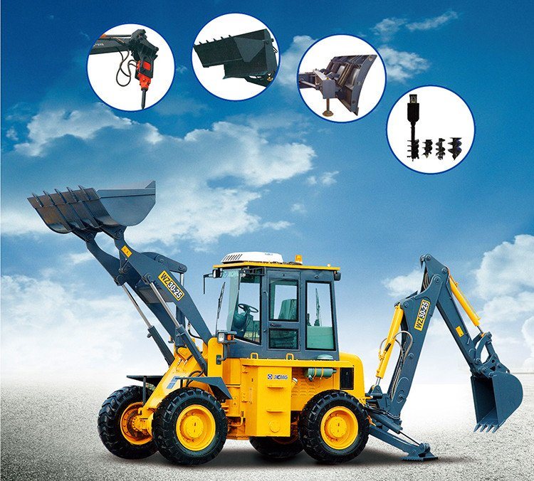 2.5 Ton Articulated Backhoe Loader Wz30-25 with Air Conditioner