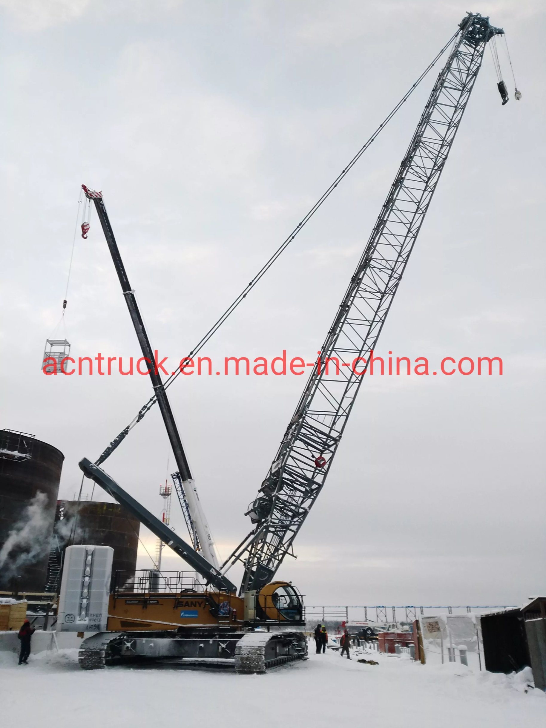China 
                200 ton Crawler Crane Scc2000A mobiele kraan te koop
             leverancier