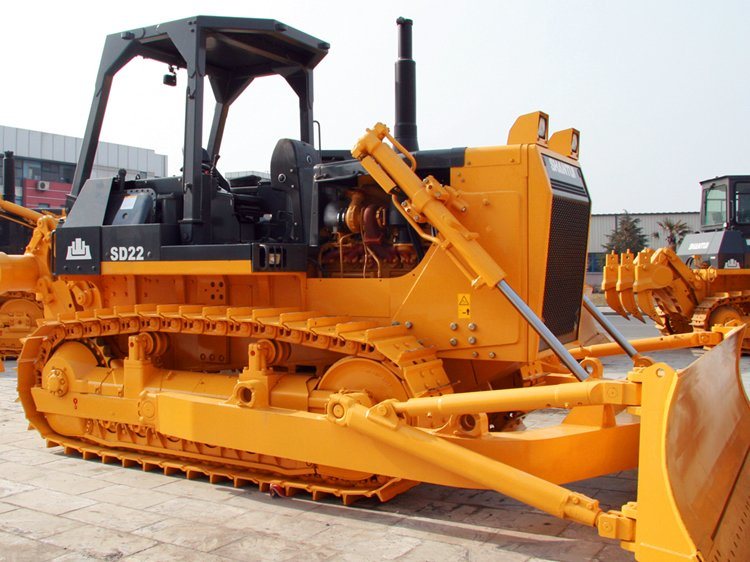 220HP Shantui SD22e Angle Blade Bulldozer with Single-Shank