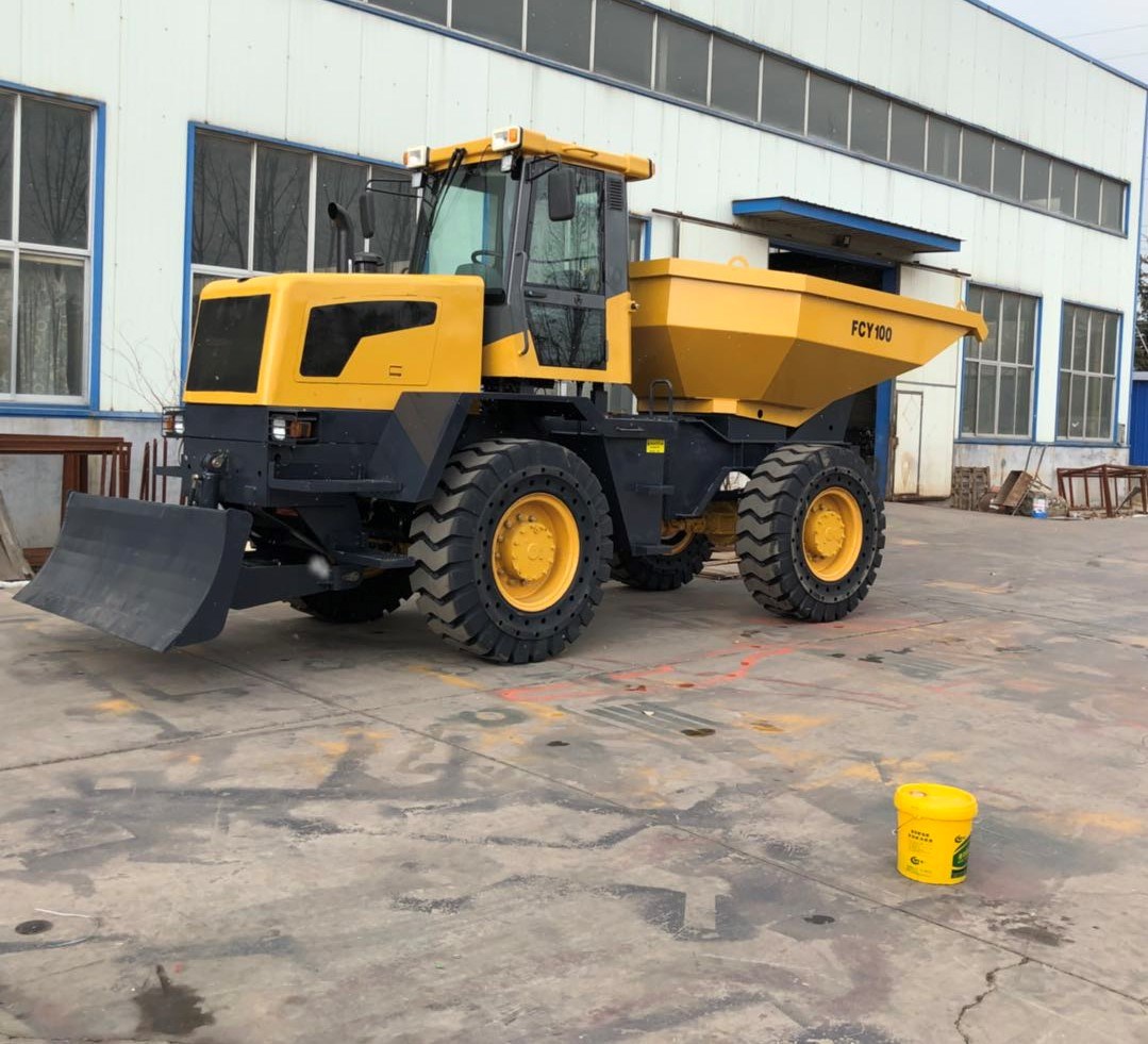 4*4 Drive Yishan 10 Ton Payload Fcy100 Site Dumper