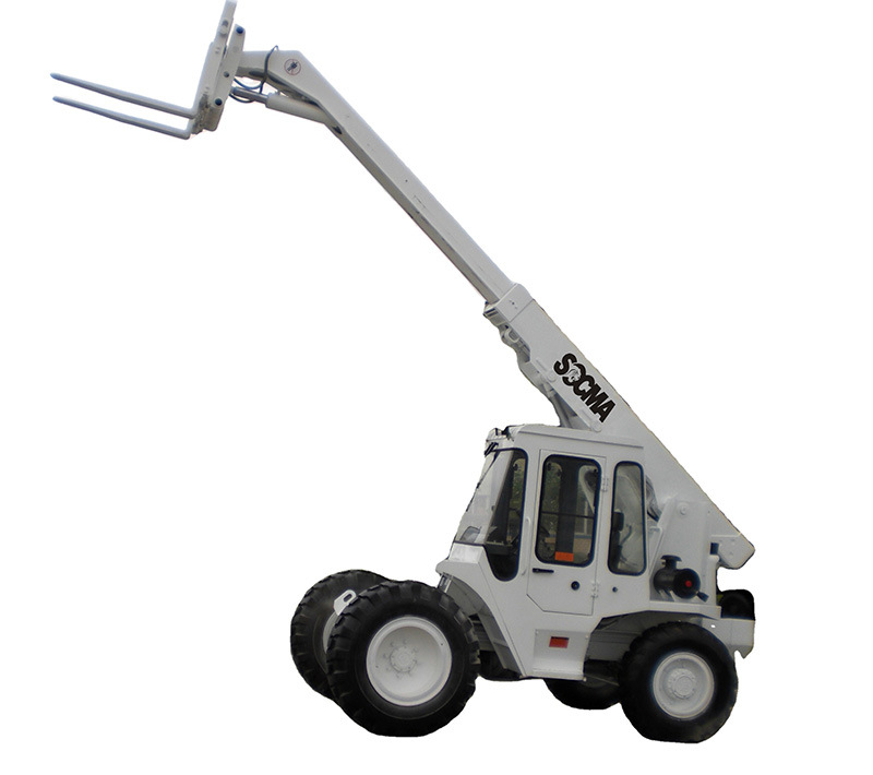4X4 Driving and Steering Small Terrain Telescopic Forklift