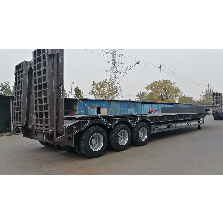 50 Ton Flat Low Bed Trailer Trucks with Best Price