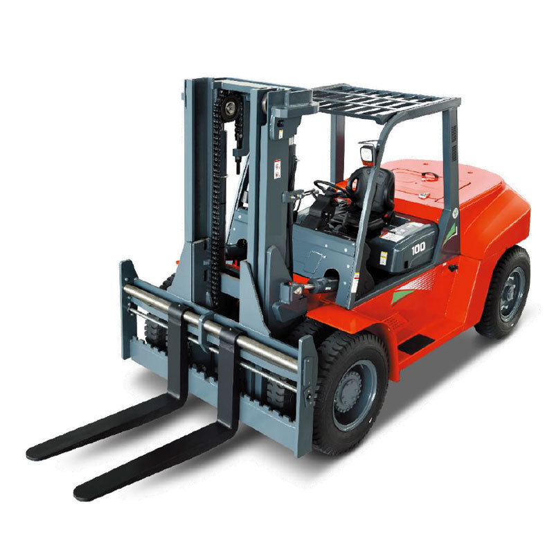 Acntruck Cpcd100 Side Shift Triplex Mast Diesel Forklift Cheap Price