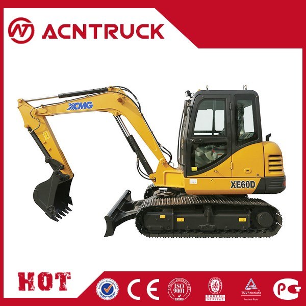 Acntruck Excavator Mini Excavators 6ton Xe60ca Excavators with 0.23 Bucket