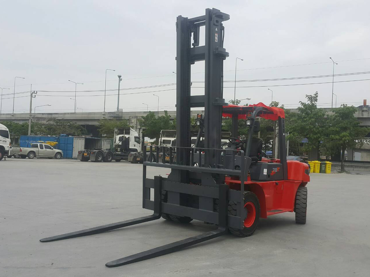 China 
                Brand New 7ton Diesel Forklift LG70dt with Sideshift
             supplier