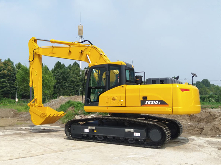 Cheap Digger 21ton Se210W Hydraulic Crawler Excavators Shantui Earthmoving Machine Chinese 116kw