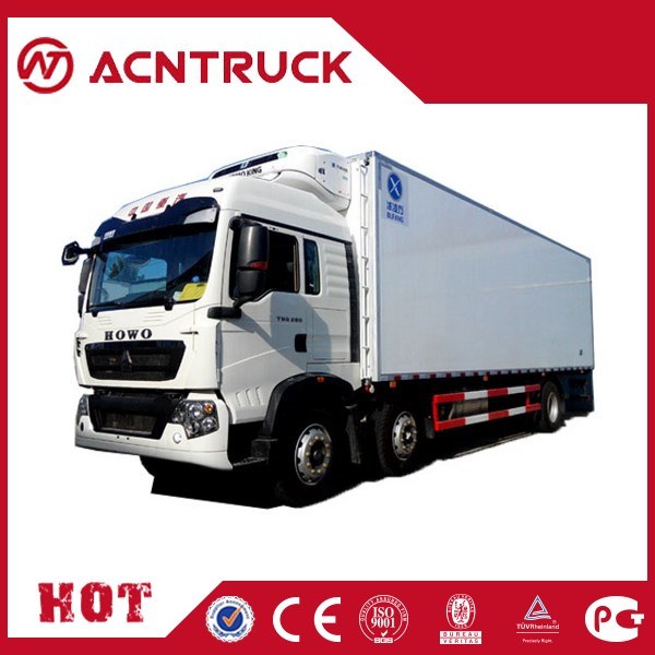 Cheap Price HOWO Freezer Van 8tond 340HP 10wheelers Refrigerator Truck