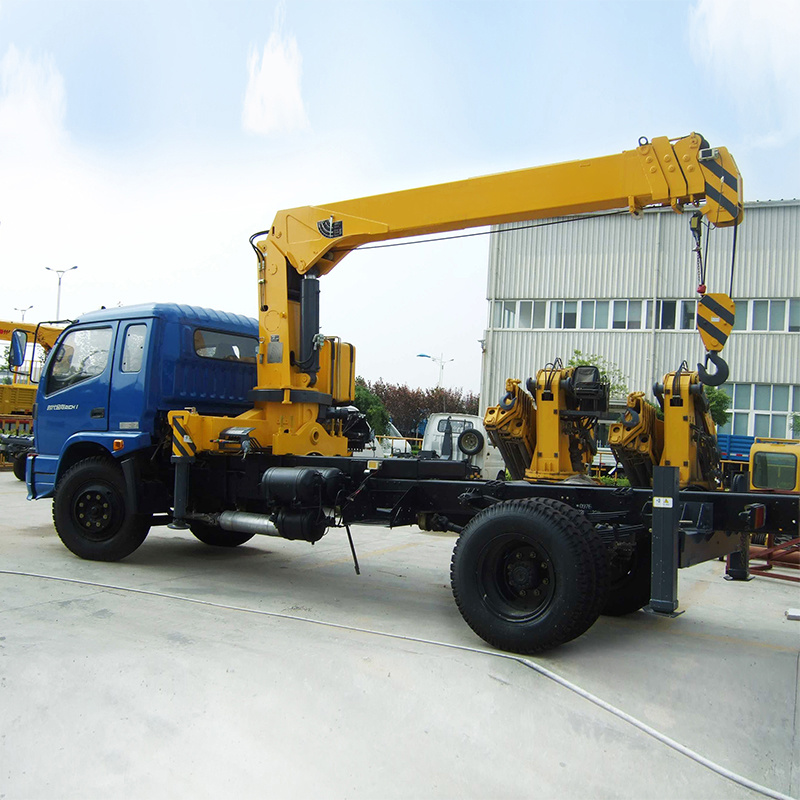 China 5 Ton Truck Mounted Lorry Cranes Straight Arm for Sale