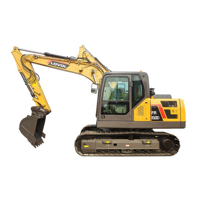 China Factory Wholesale Foton Lovol Fr150d Crawler Excavator