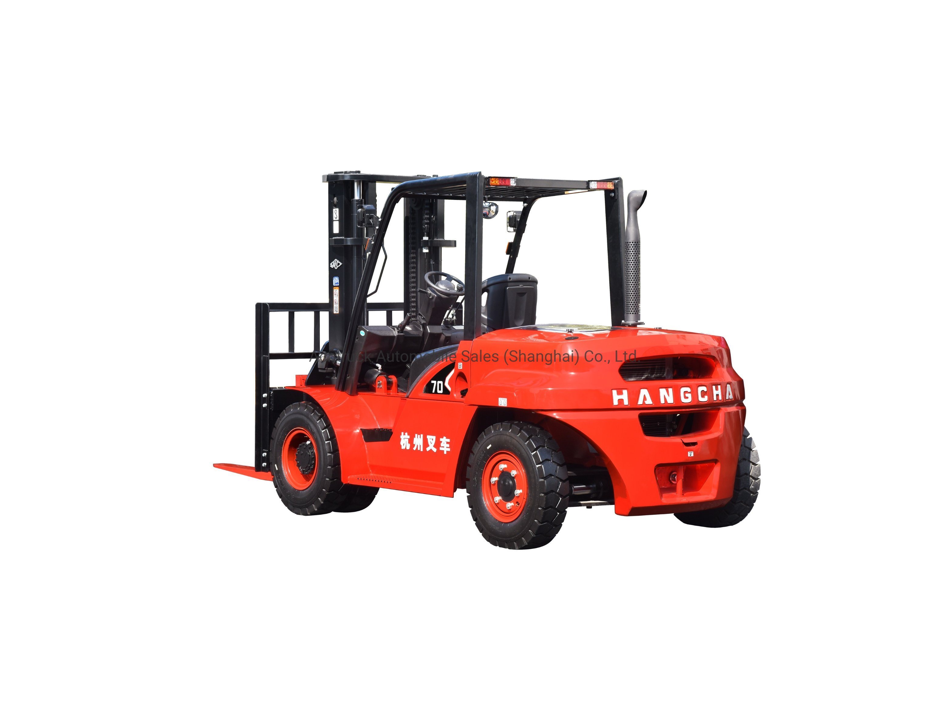 China Hangcha 5ton Cheap Price 4WD Rough Terrain Forklift with 4meters Mast