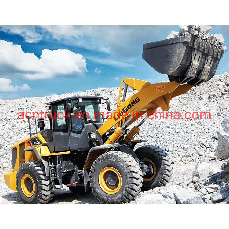 China Liugong 5 Ton Clg856 Wheel Loader 856h 5 Ton Mini Wheel Front End Payloader with 3.0m3 Bucket for Sale