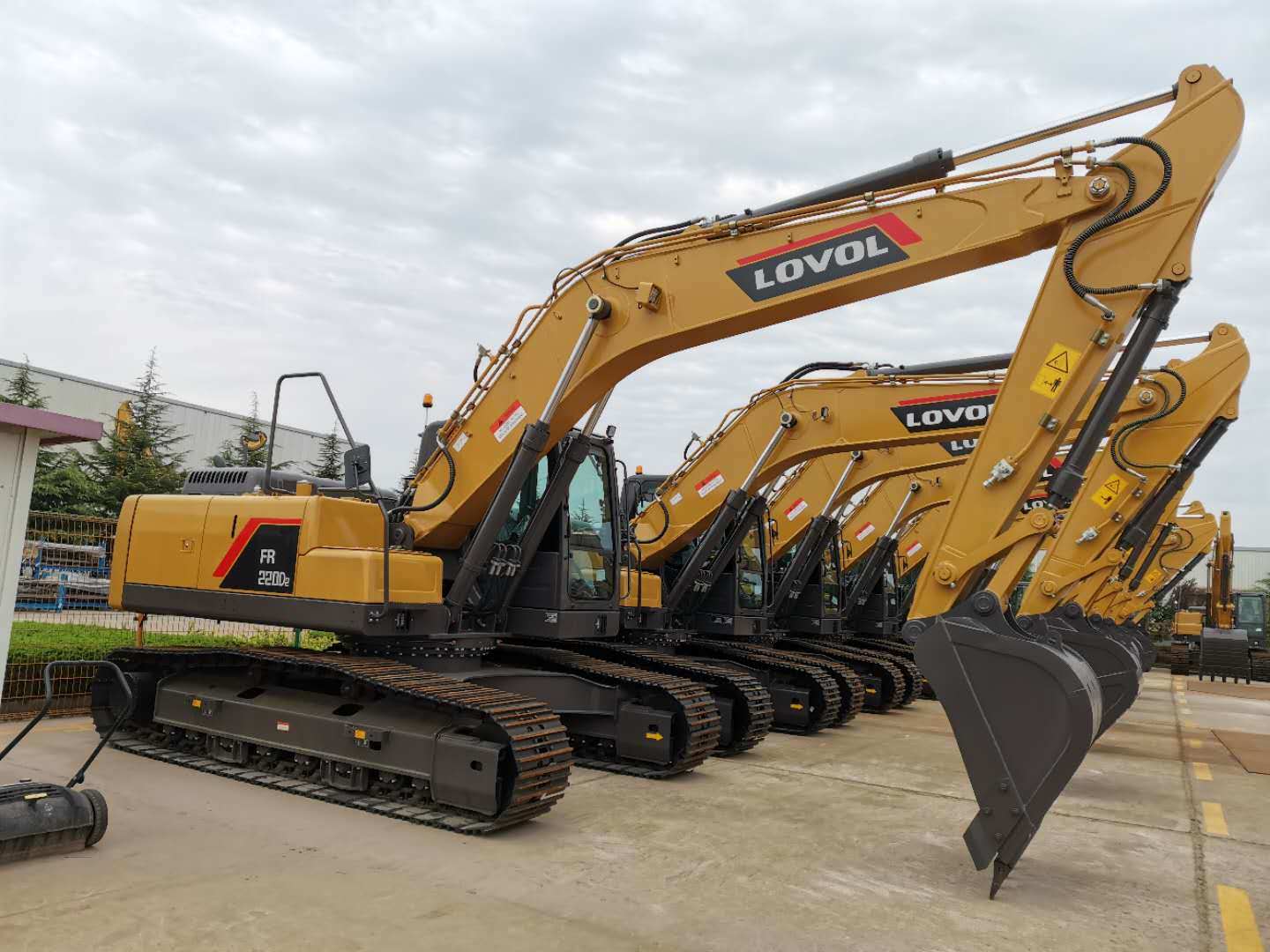 China Machinery Lovol 1.7m3 Bucket Crawler Excavator