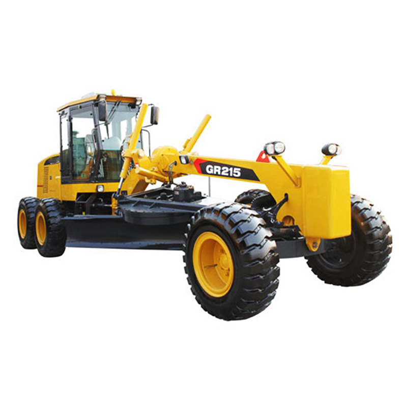 China Road Motor Grader Gr215 with Front Blade for Sale