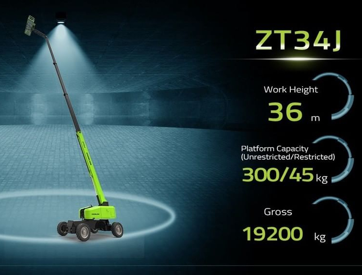 
                China Zoomlion Zt34j 34m telescopische giek lift
            