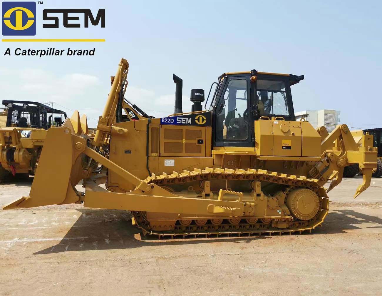 Chinese 220HP Cat Brand Sem822D 24ton Bulldozer Popular in South America