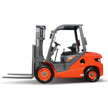 Chinese 2ton Fd20t Diesel Forklift with Triple Mast