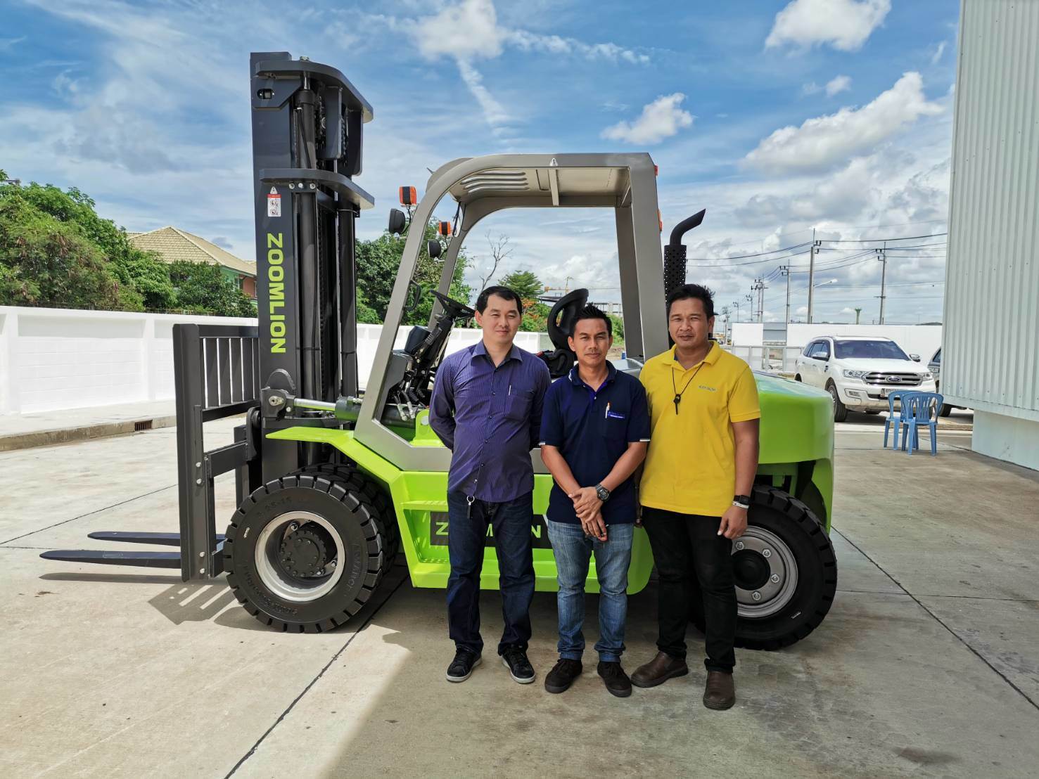 Chinese 5ton Forklift Fd50 with Side Shift One Yeay Warranty