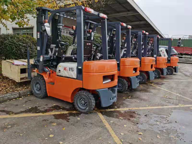 Chinese Brand New 1ton Forklift Cpqd10 with 2stage Mast