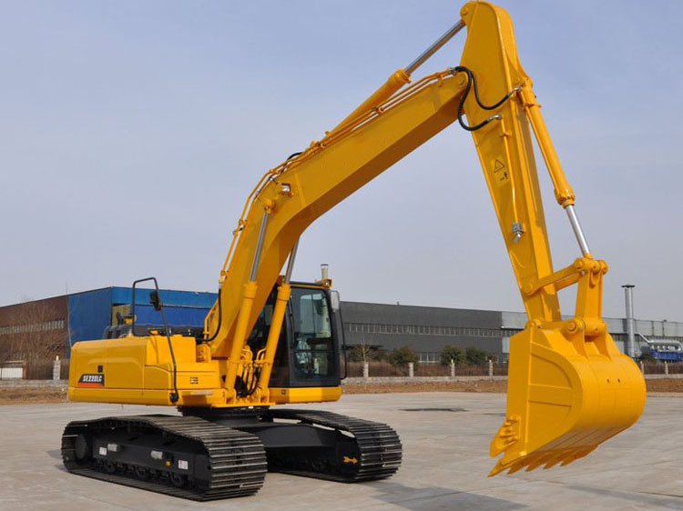 Chinese Medium Shantui 21.5ton Crawler Excavator Se215 with Hammer