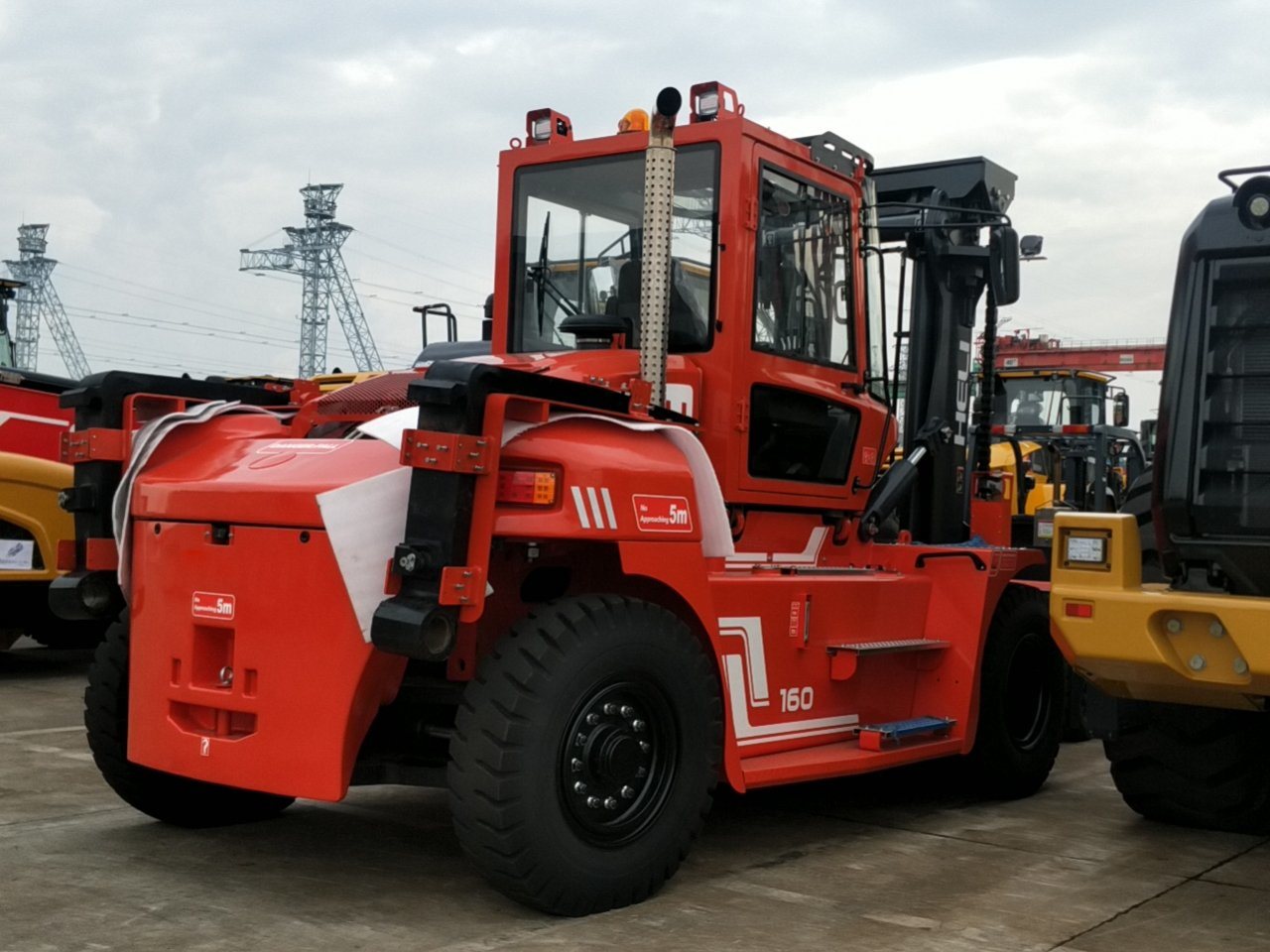 Chinese New Heli 16ton Forklift Cpcd160 with 2stage Mast