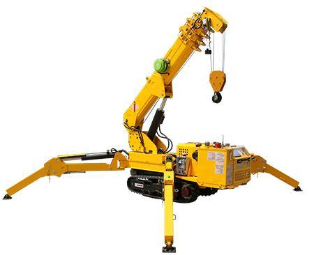 Chinese Oriemac 3t Mini Diesel/Electric Mobile Boom Spider Lift Cranes for Building