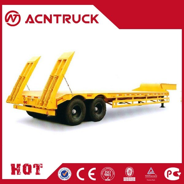 Cimc 3 Axle 18 Meters Long Low Bed Trailer