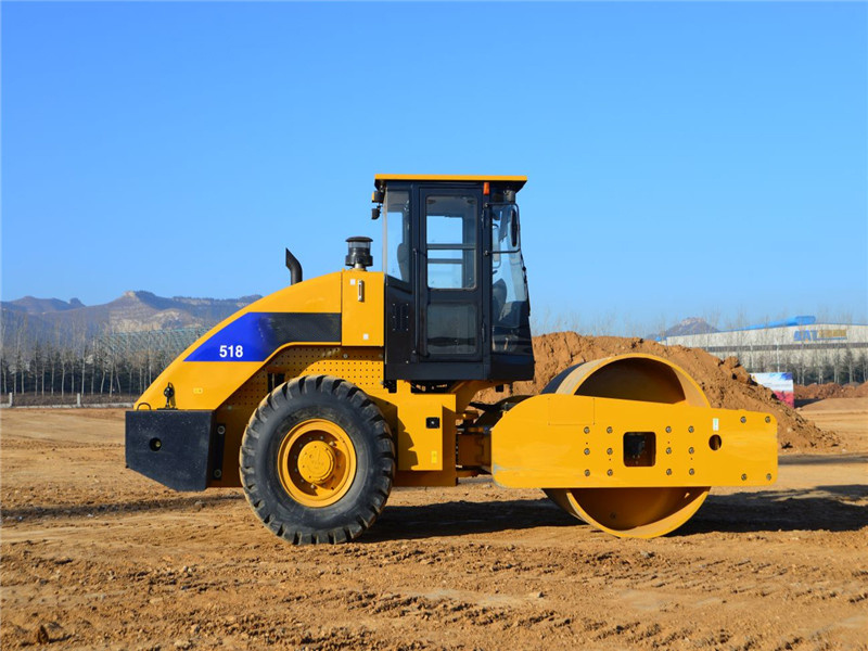 Construction Machinery 12t Single Road Roller in America