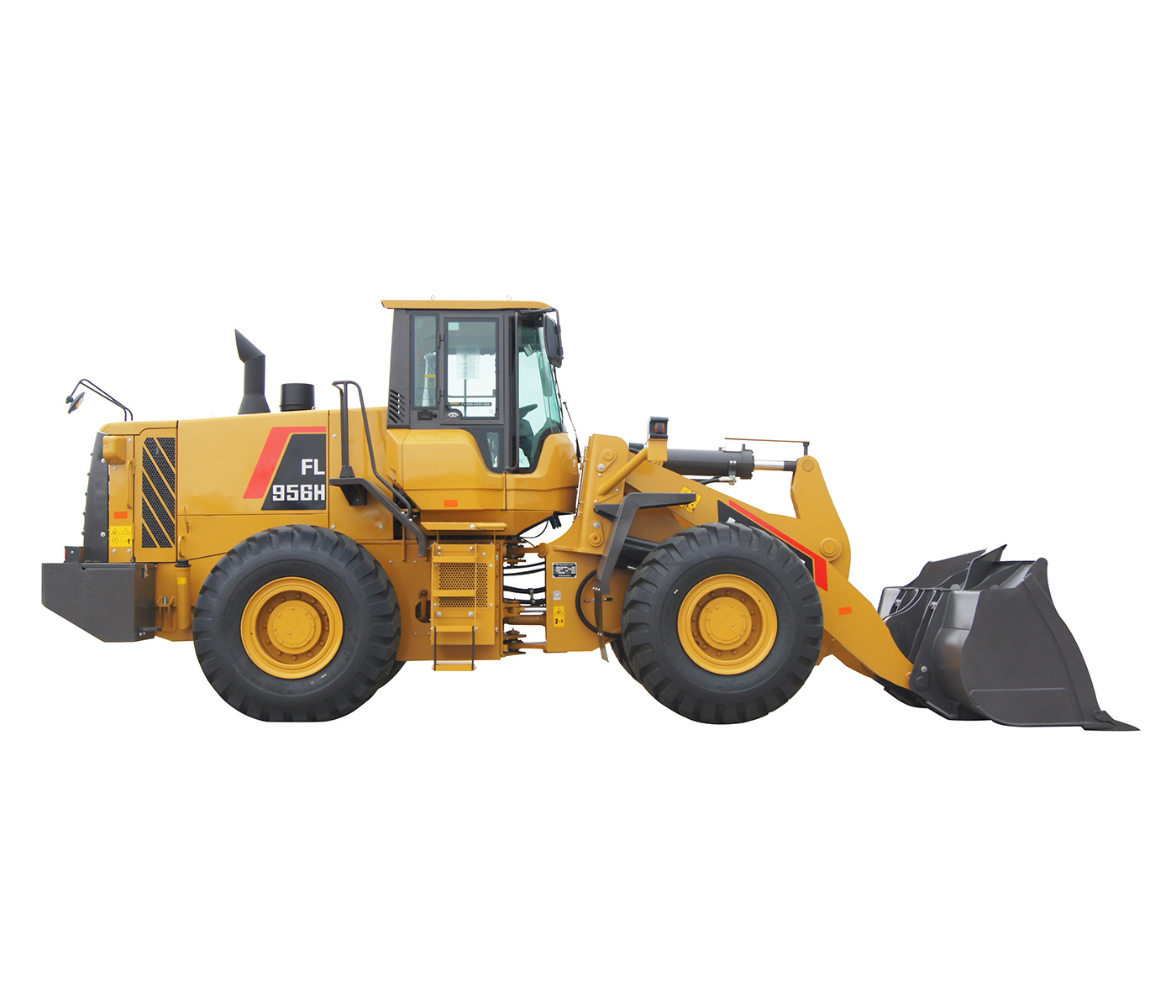 Construction Machinery Lovol FL976h 7t Zf Gearbox 4.2 Cubic Meters Front End Loader