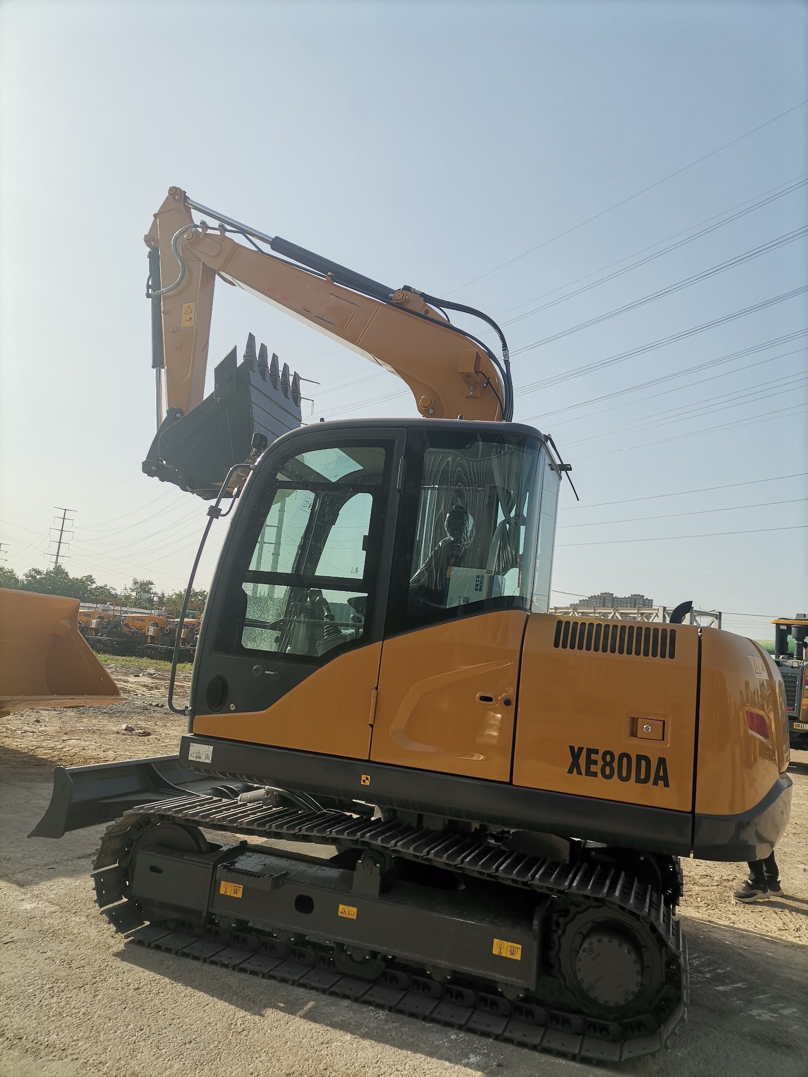 Crawler Excavator Digging Machine Xe80da Excavating Equipment Cheap Price