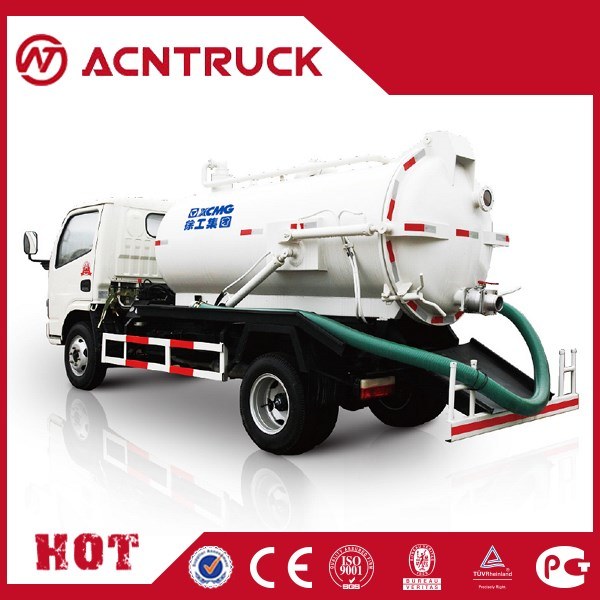 Doongfeng Sewage Suction Truck 8cbm Sludge Vacuum Pump Cleaning Truck