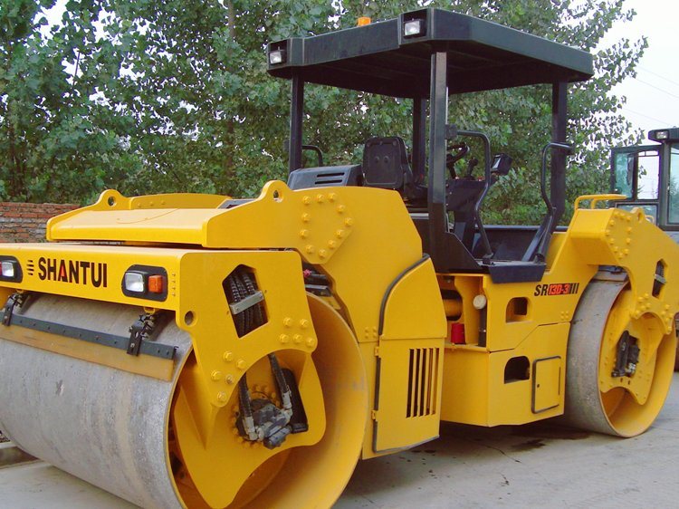 
                Eenvoudig onderhoud Shantuis 13ton Double-Drum Road Roller Sr13D-3
            