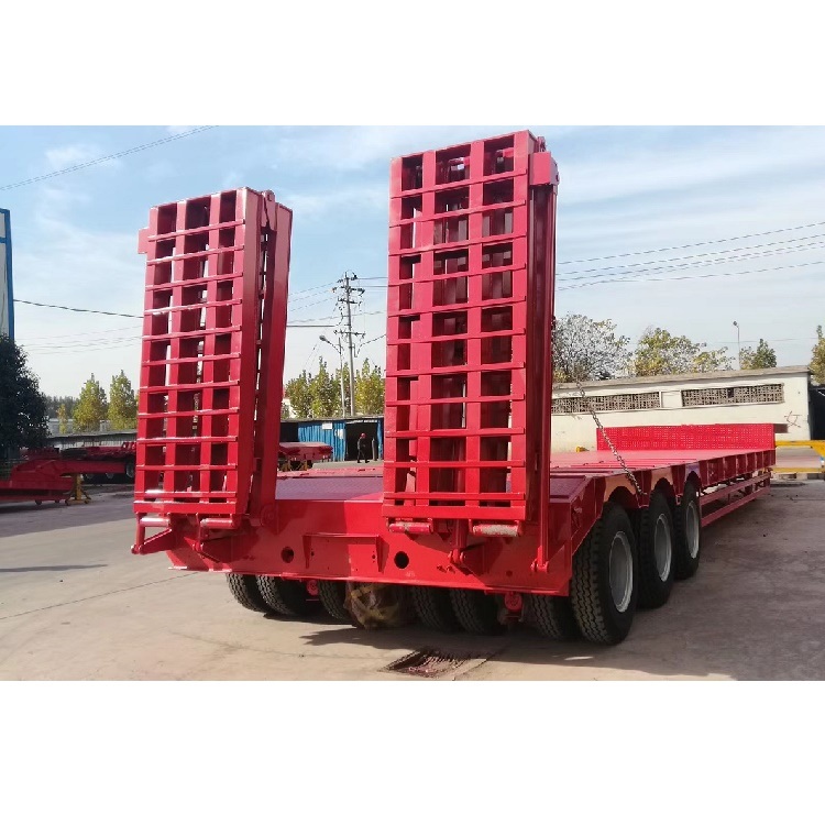 Electric Mobile 80 Ton Truck Trailer for Machinery Transport