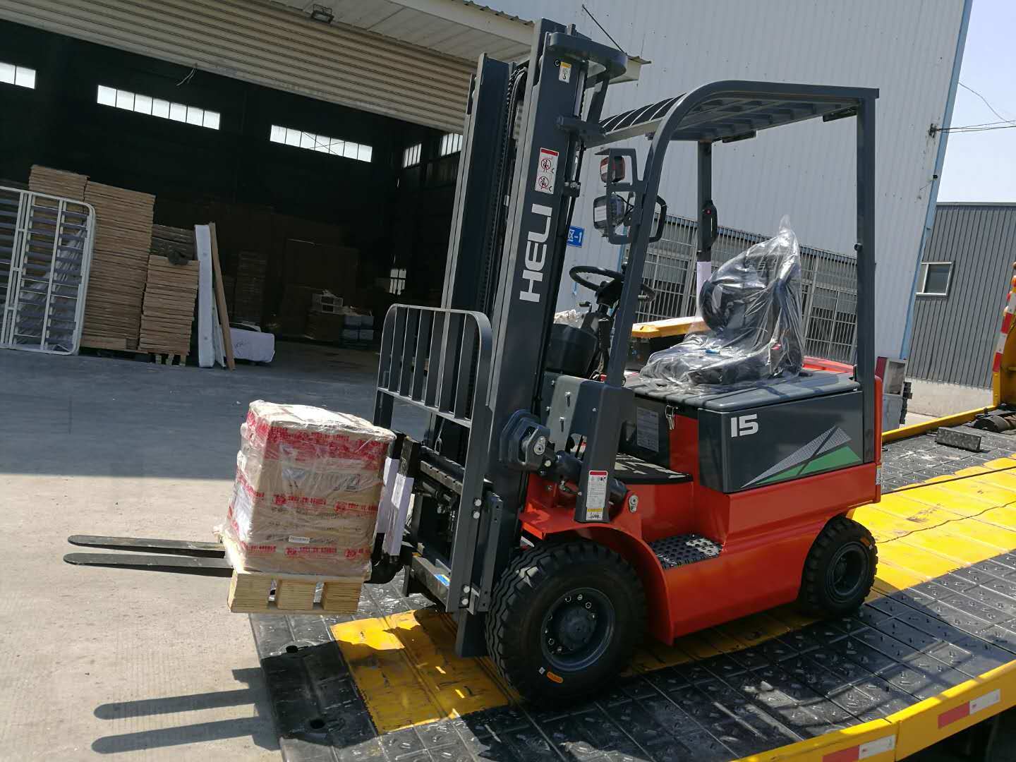 Energy-Saving Mini Forklifts Heli 1ton AC Electric Forklift Truck