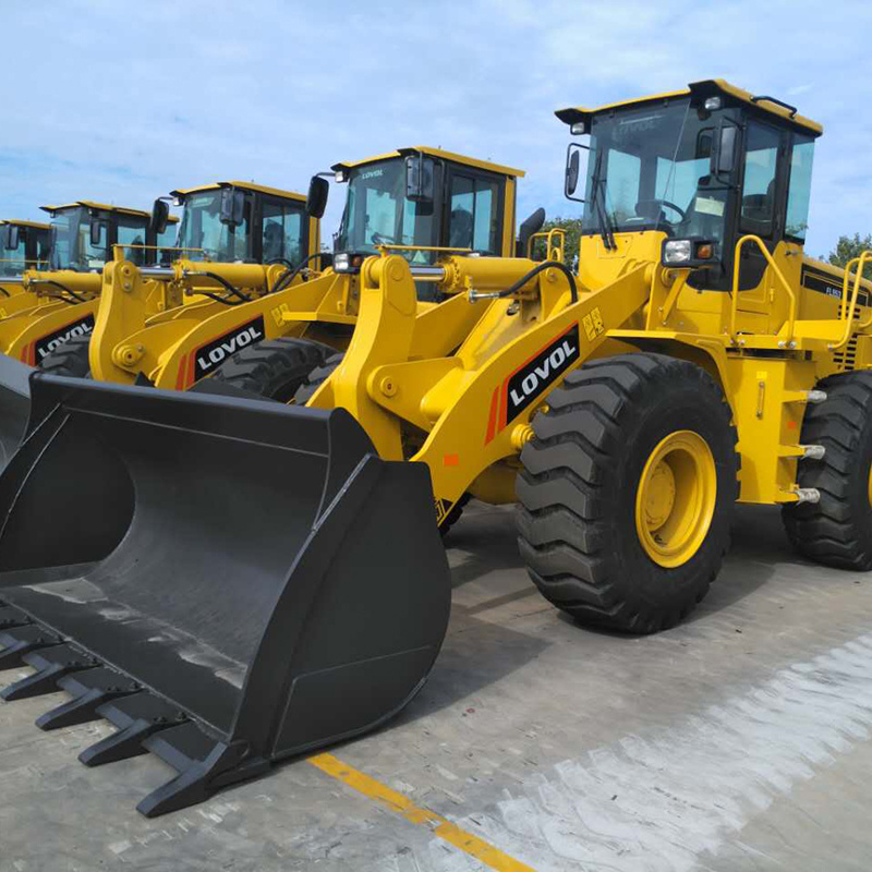 Factory Price Lovol Wheel Loader 5t 162kw FL955f with 3m3 Standard Bucket