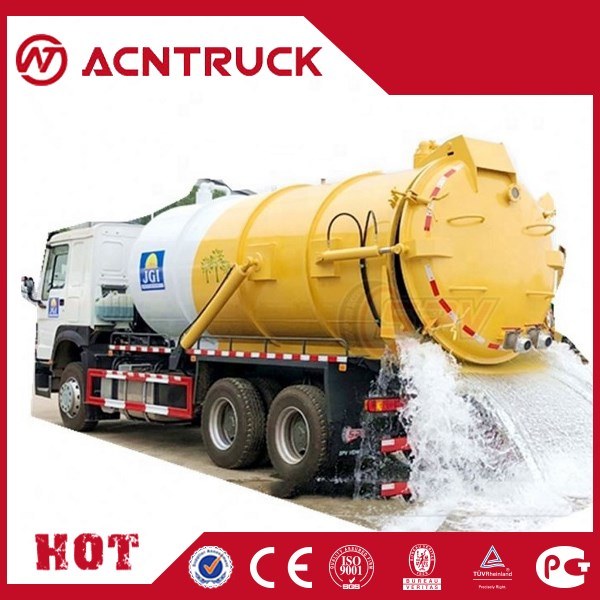 Factory Price Sinotruck HOWO 15tons 170HP 18cbm Sewage Suction Truck