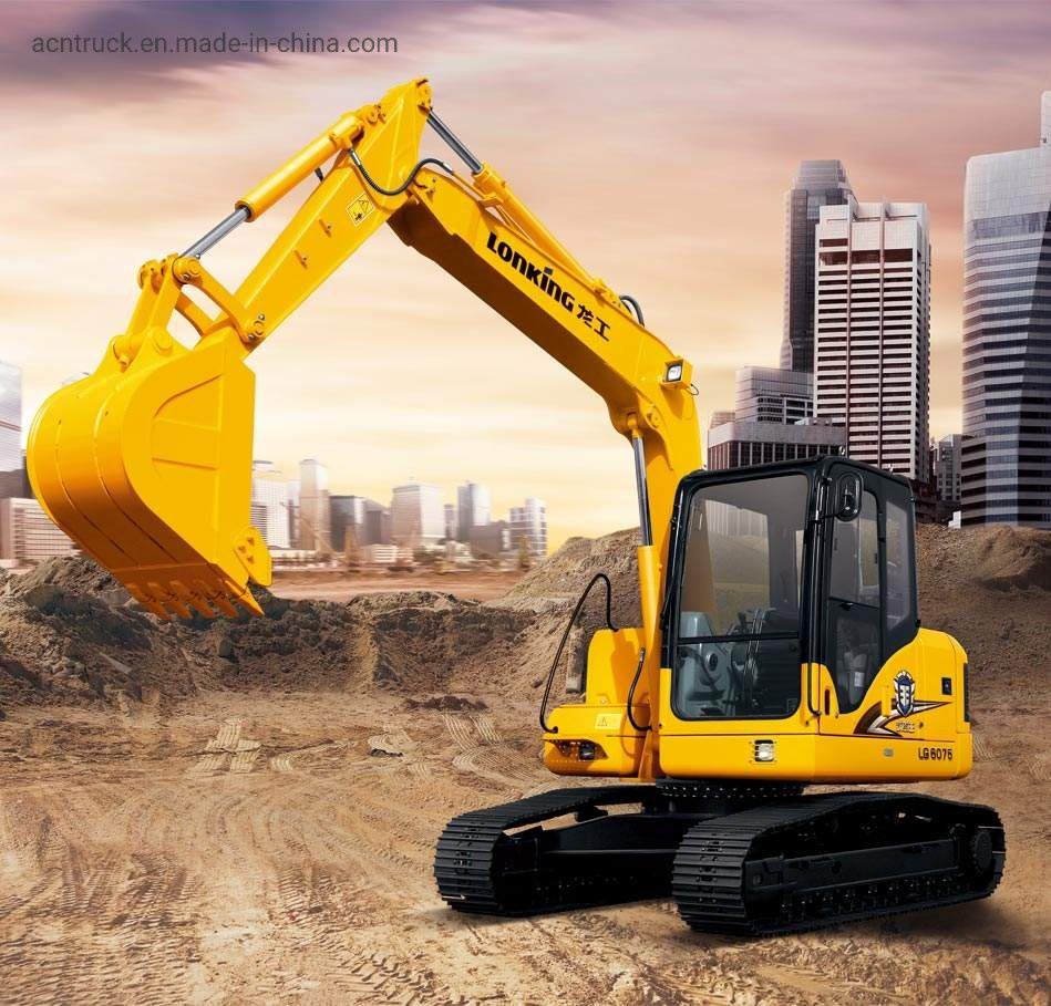 Factory Supplier Lonking LG6065e 6ton Mini Excavator on Sale
