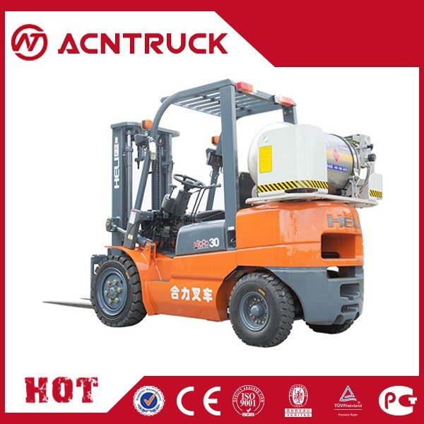 Fast Delivery Heli Cpqd35 2-3.2ton LPG Forklift with ISO