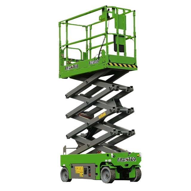 French Technology Hangcha 1500mm Height Self-Propelled Electric Scissor Lifts