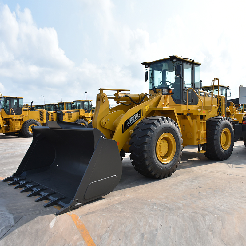 Full Hydraulic System and Comfortable Operation 5.5 Ton Wheel Loader