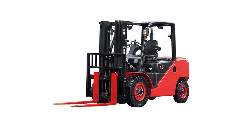 Hangcha 5ton Diesel Forklift 4m Triplex Full Free Mast Cpcd50