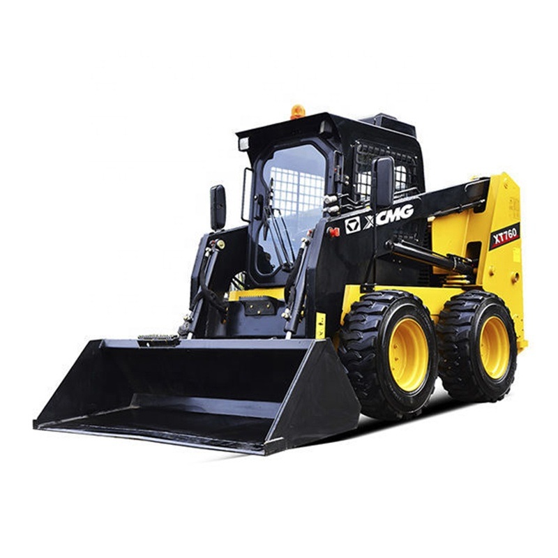 Heavy Duty Driven Skid Steer Loader Xc740K with Attachments Factory Price