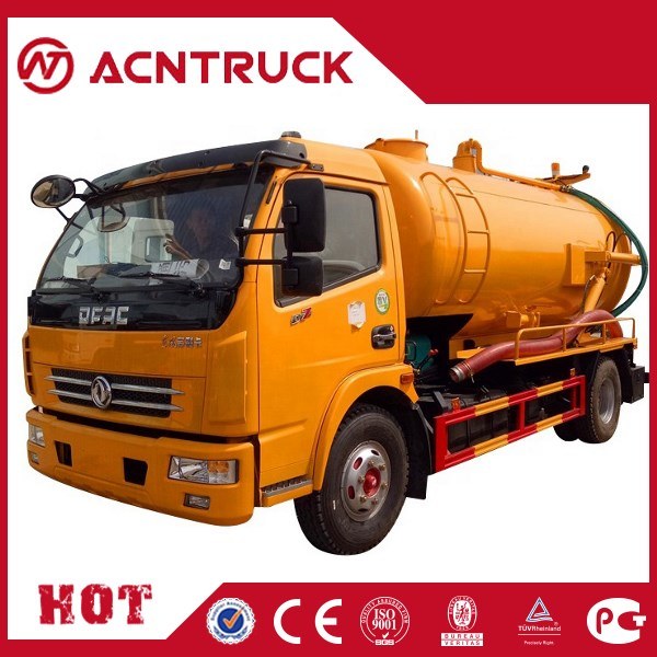 High Condition Dongfeng 380HP 8cbm 10000L Sewage Suction Truck