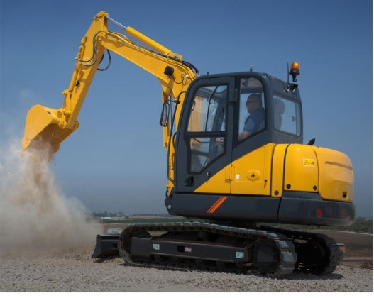 High Performance Mini Crawler Excavator 7.5 Ton Xe75da Factory Directly Sale