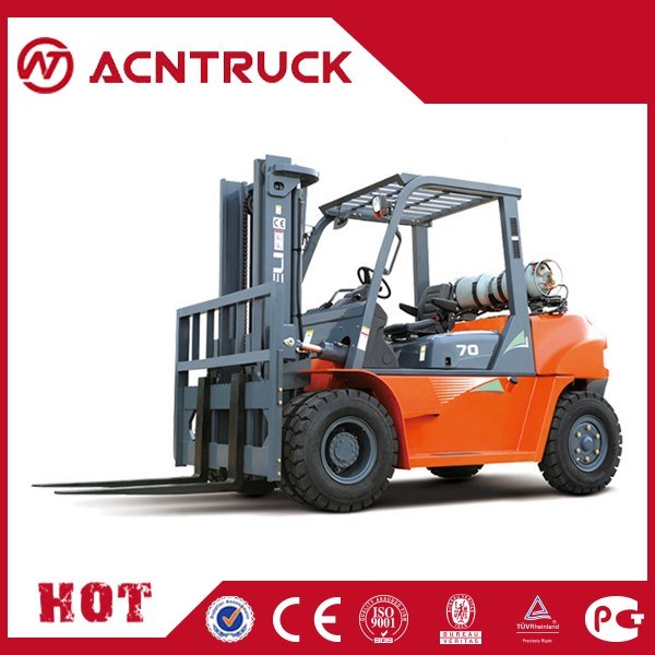 High Quality 7ton Chinese Diesel Forklift with 3 Stage Mast