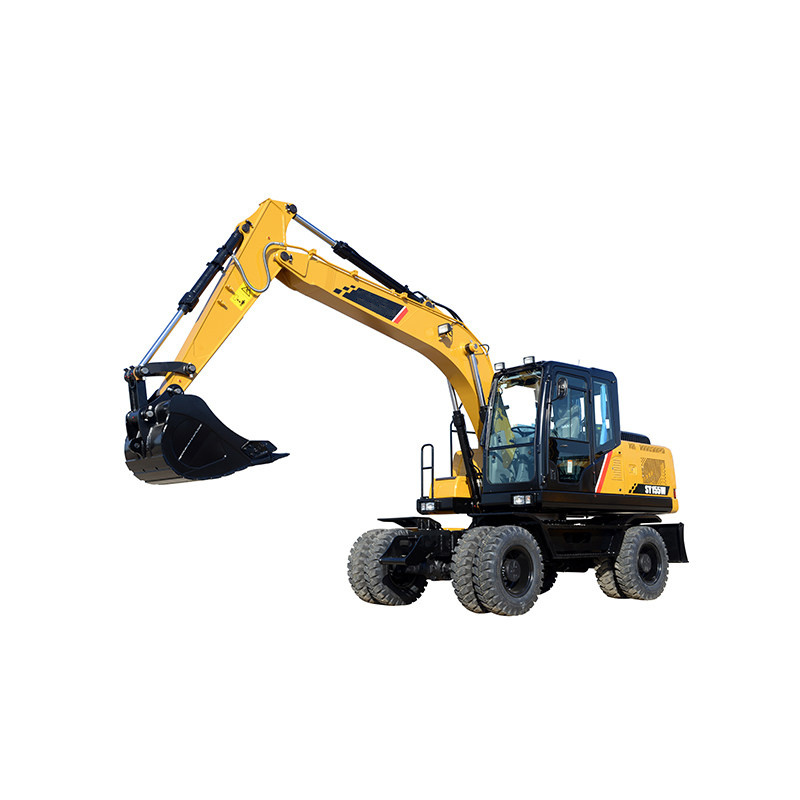 Hydraulic Crawler Agriculture Construction Acntruck Sy155W Wheel Excavator