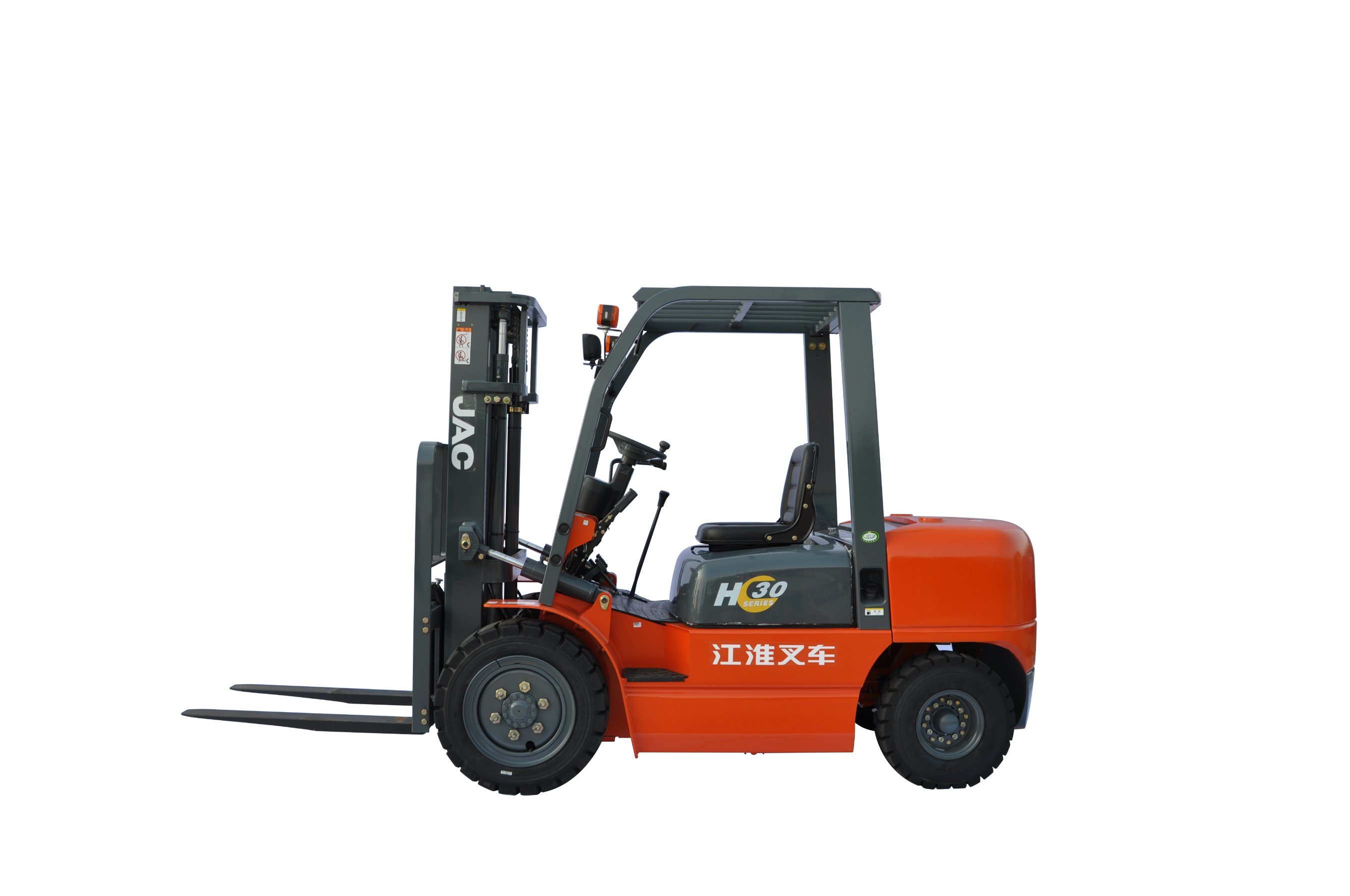 JAC Cpcd30 Forklift 3ton 3.5ton Internal Combustion Forklift with Paper Roll Clamp