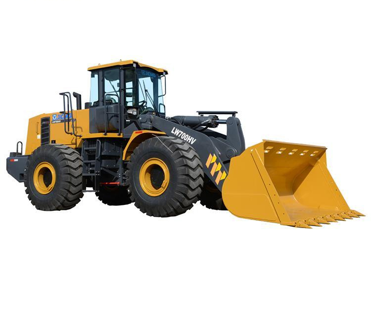 Large 7 Tons Heavy Mining Wheel Loader Lw700hv with Coal Bucket