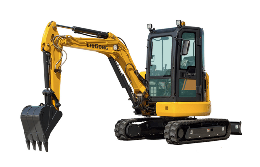 Liugong 9035e 3 Ton 4 Ton Mini Crawler Excavator