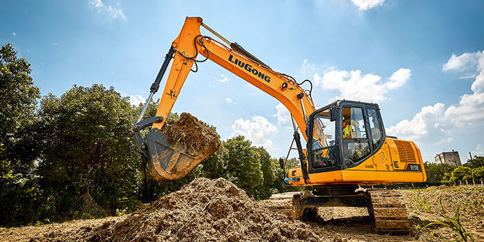 China 
                Liugong Clg915e 15t la minería de la excavadora hidráulica
             proveedor