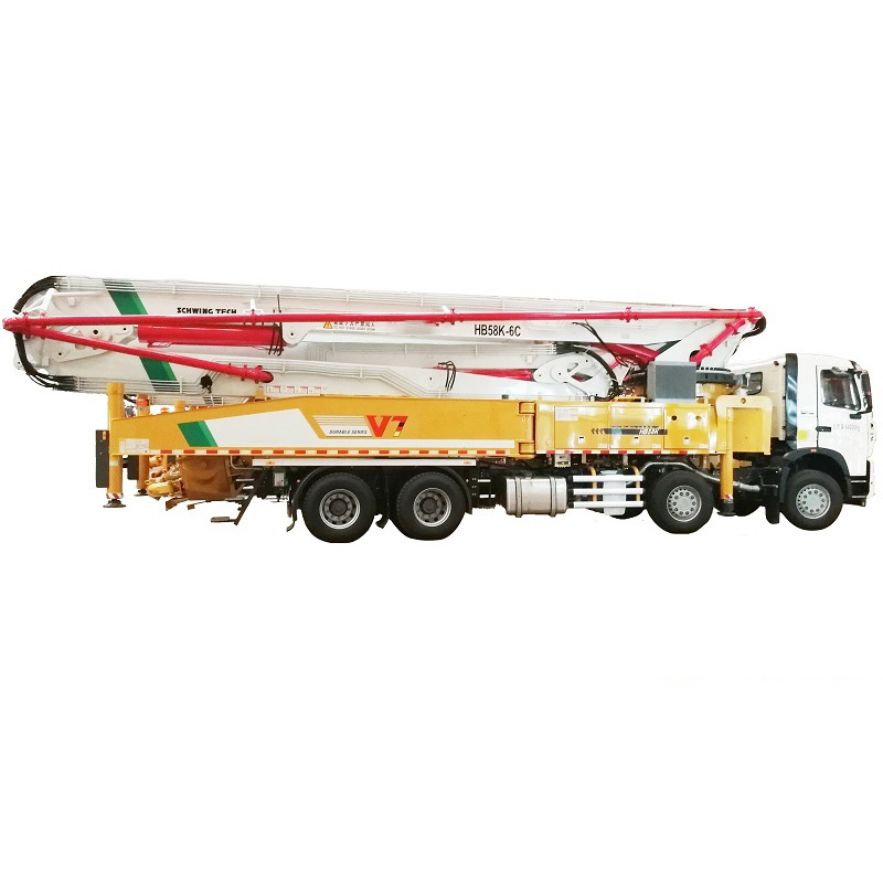Low Price 50m Truck Mounted Concrete Pump Hb50V in Stock